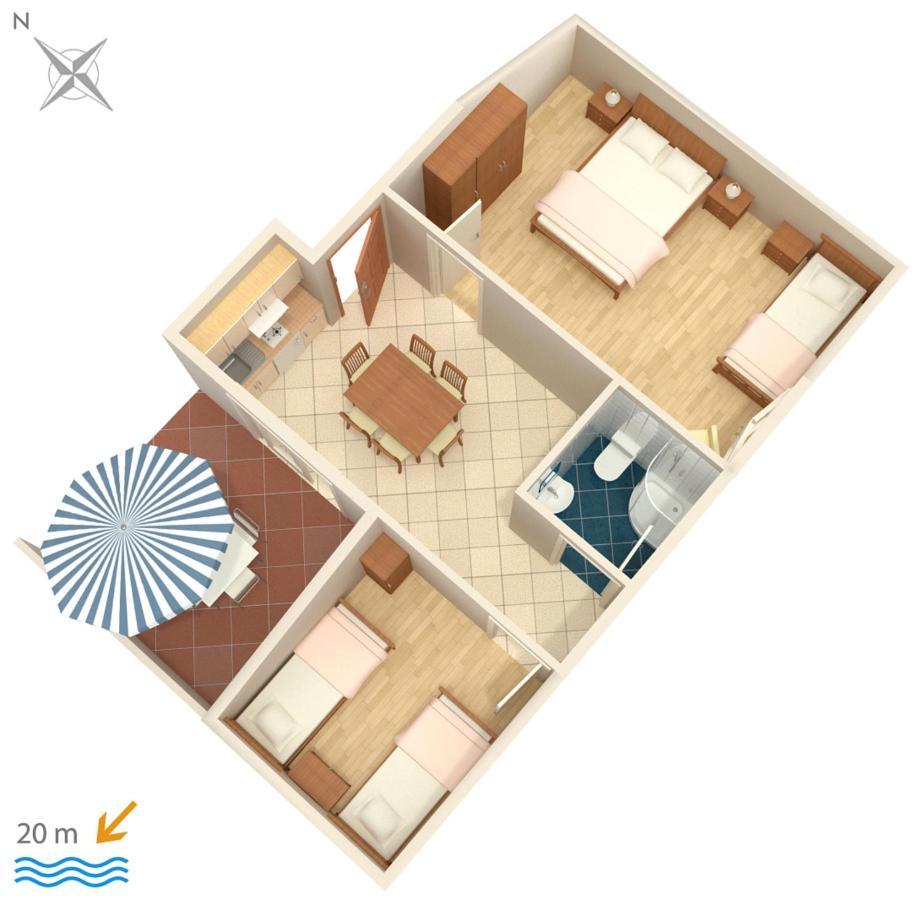 Apartments By The Sea Crikvenica - 2354 ภายนอก รูปภาพ
